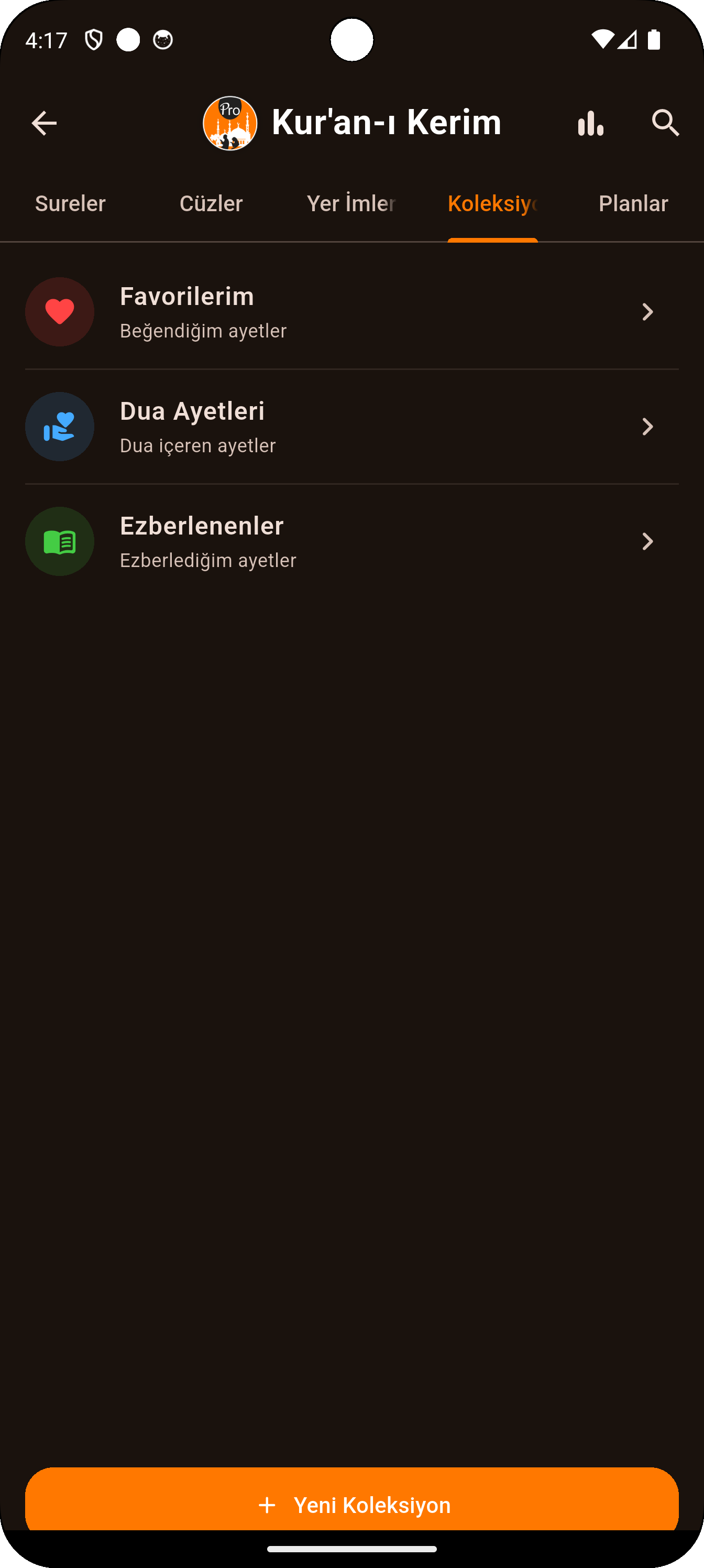 Ayet ve Dua Koleksiyonları
