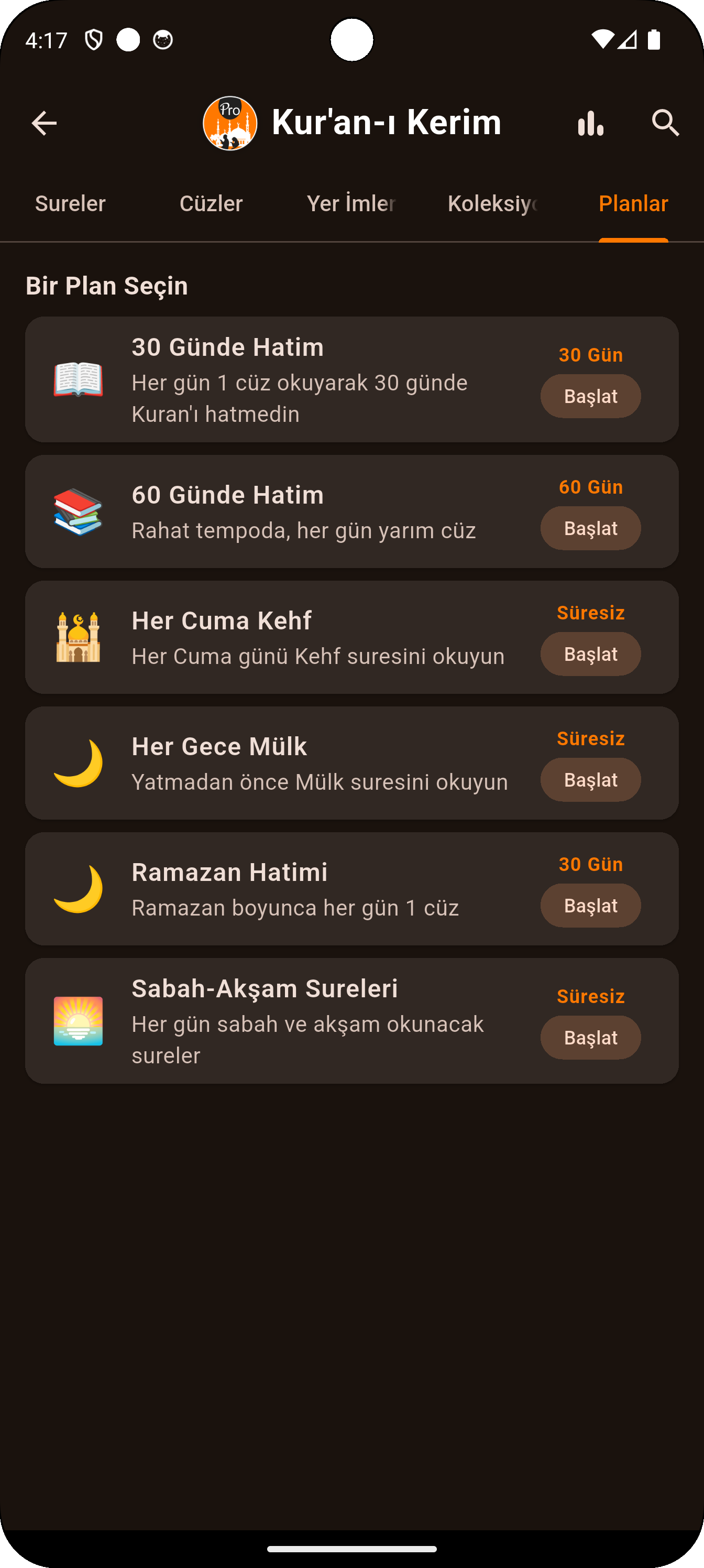 Kur'an-ı Kerim Hatim Planları